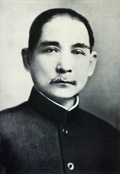 Porträt von Dr. Sun Yat-Sen (1866-1925) von Chinese Photographer